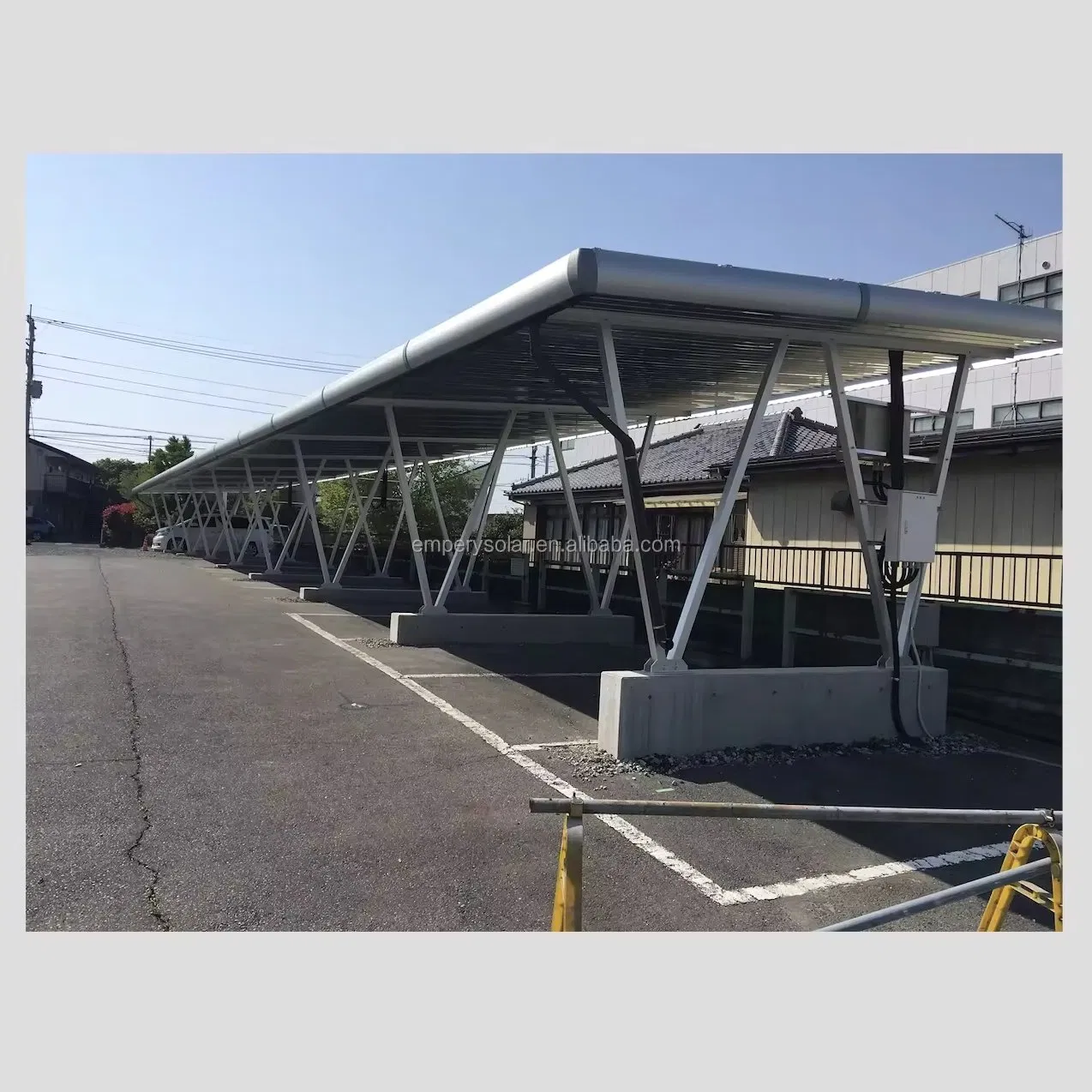 Aluminium Carport Solar Mounting Rack Bracket PV Structure