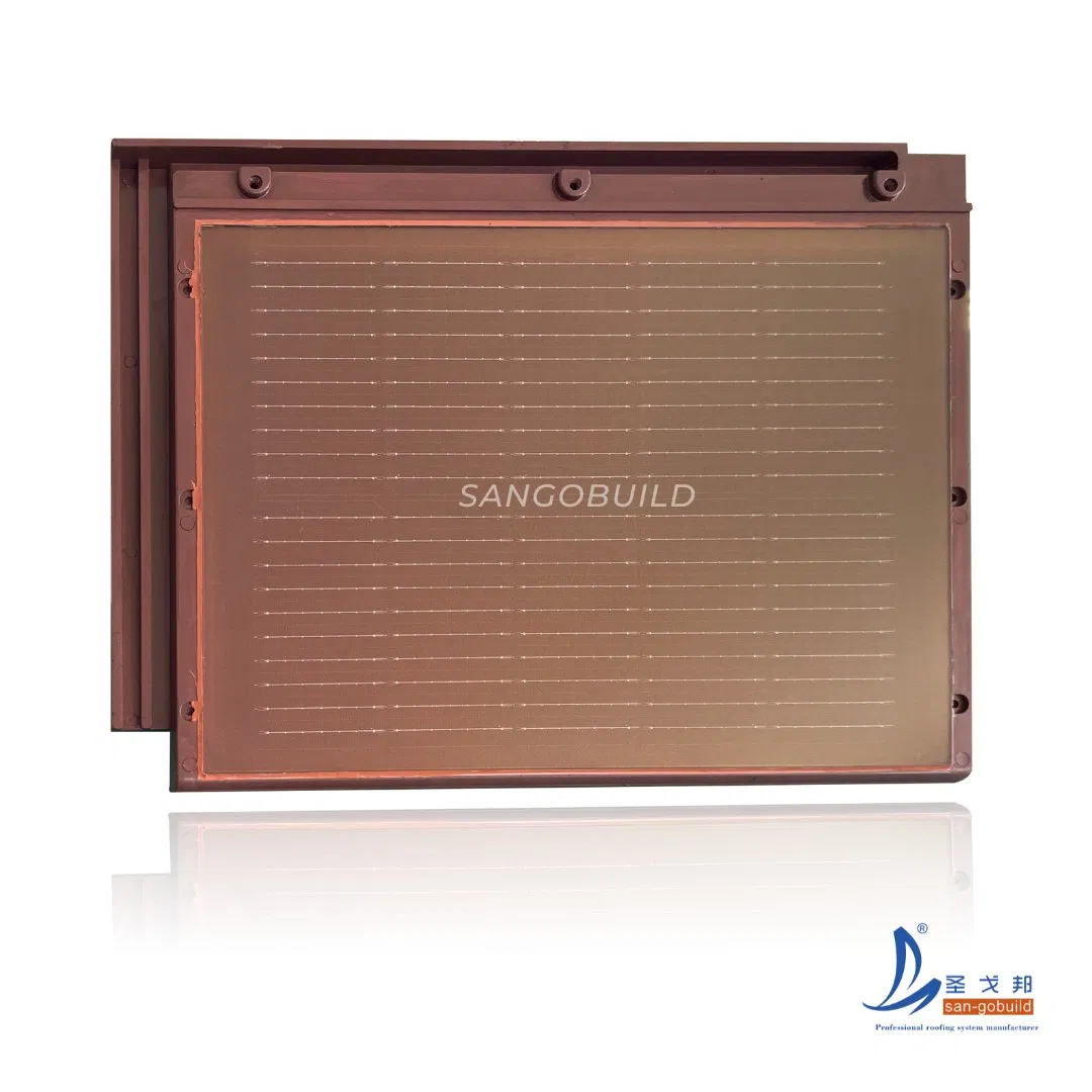 Wonergy Solardachziegel BIPV Solar Power Roof System Solar Roof Tile