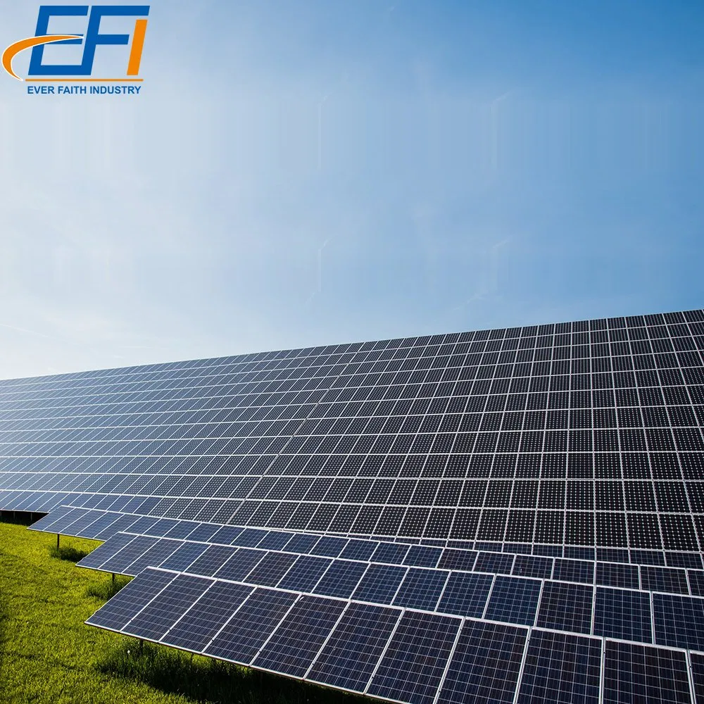 Solar Power Ground Screw System Solar Tracking Mount Ground Station Solar System