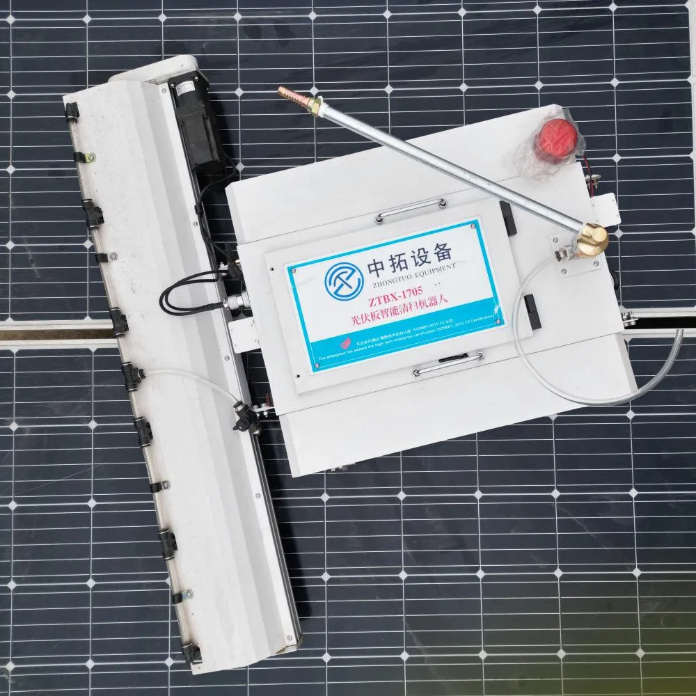 Water/ Dry Washing Dual Used Solar Panel Cleaning Robot for Photovoltaic Plants