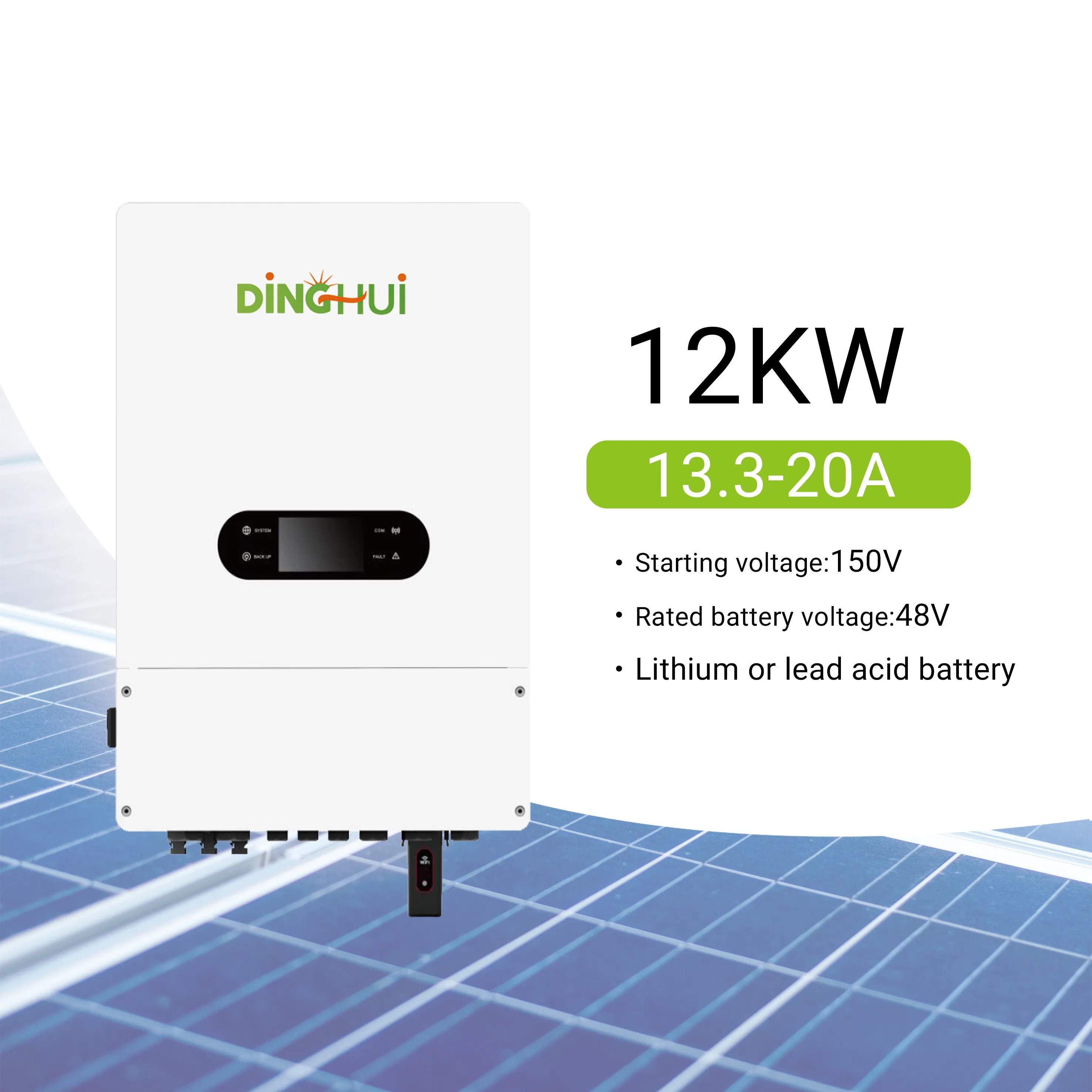 Hybrid Solar Inverter off-Grid 8kw 10kw 12kw Three Phase String MPPT Charge Controller Inverter