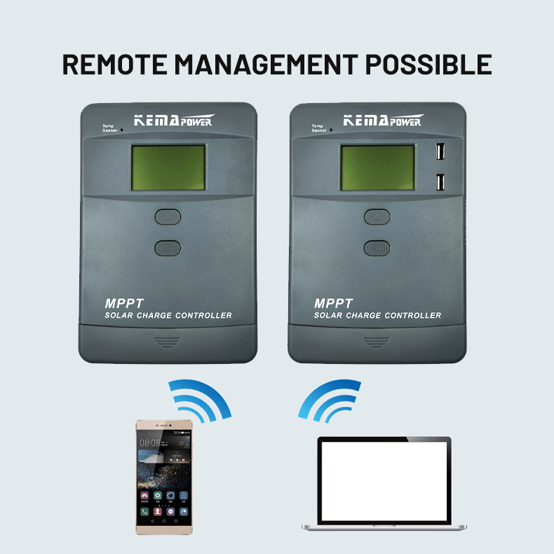 Intelligent Clear LCD Large Screen 12/24/36V Auto 60A MPPT Solar Charge Controller for Solar Home off Grid Energy System