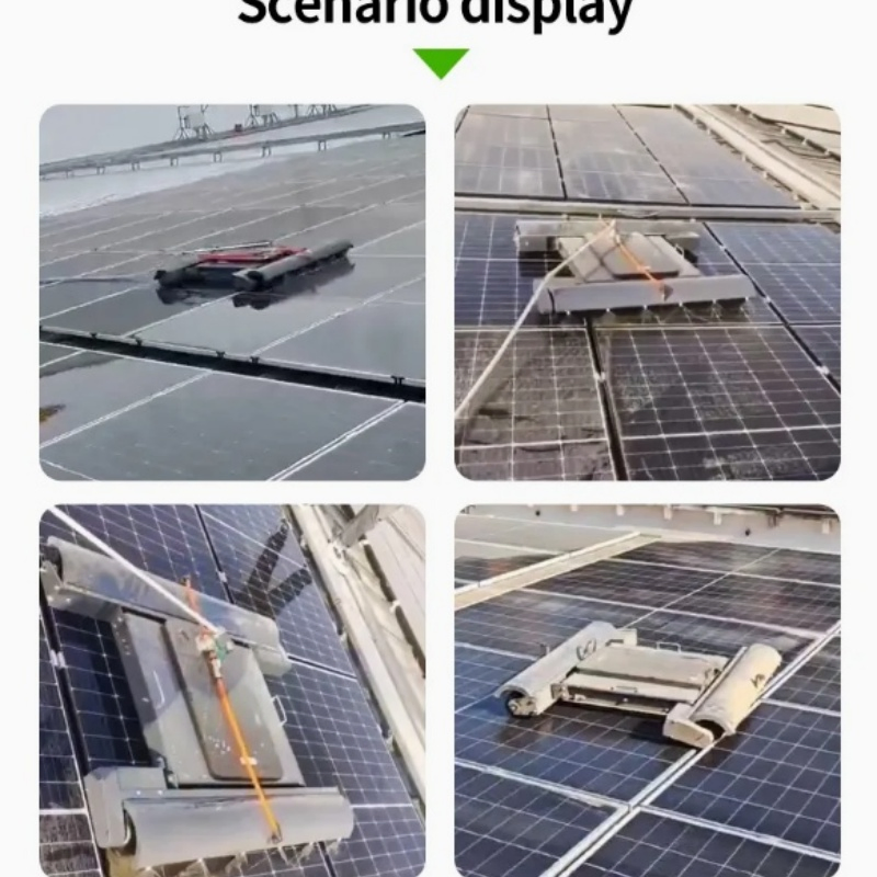 Factory Direct High Efficiency Solar Cleaning Robot Photovoltaic Panel Cleaning Robot