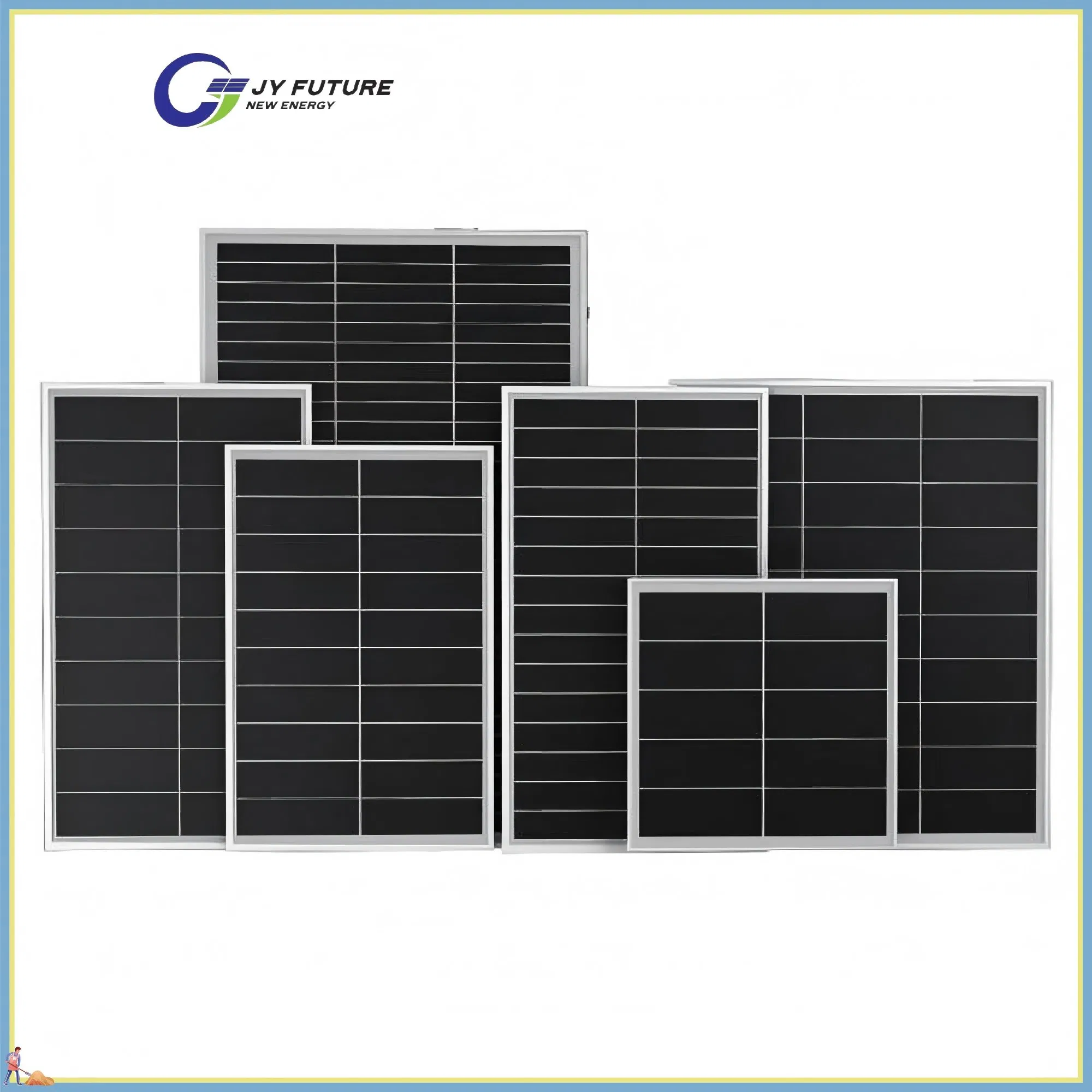 Wholesale 480W Bifacial Dual Glass Solar Photovoltaic Panel