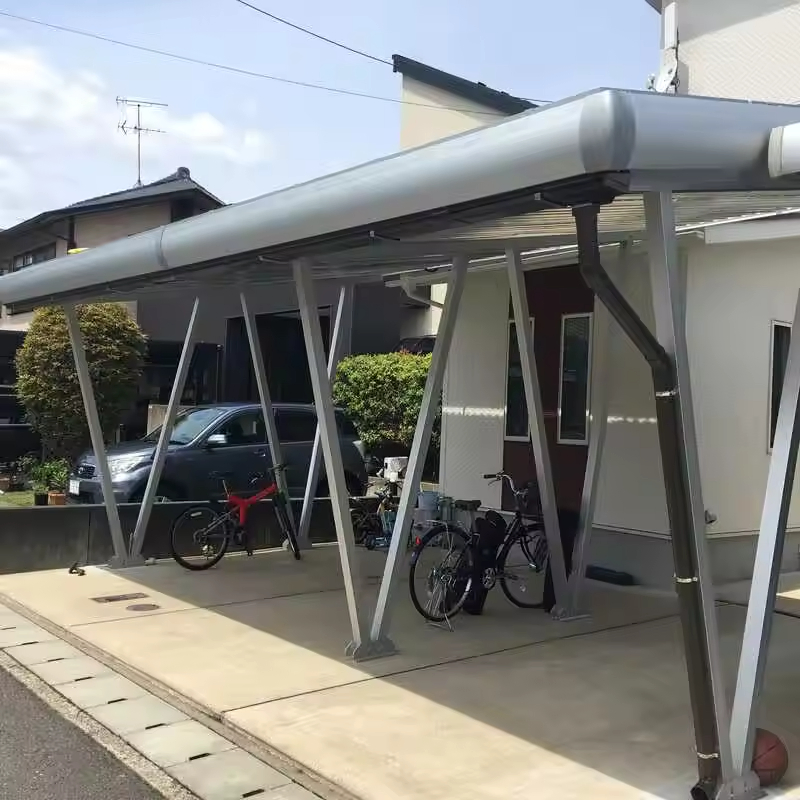 Residential Industrial Aluminum Solar Carport System Structure with Solar Panels