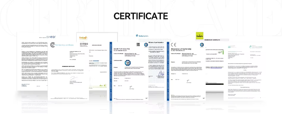 Certifications