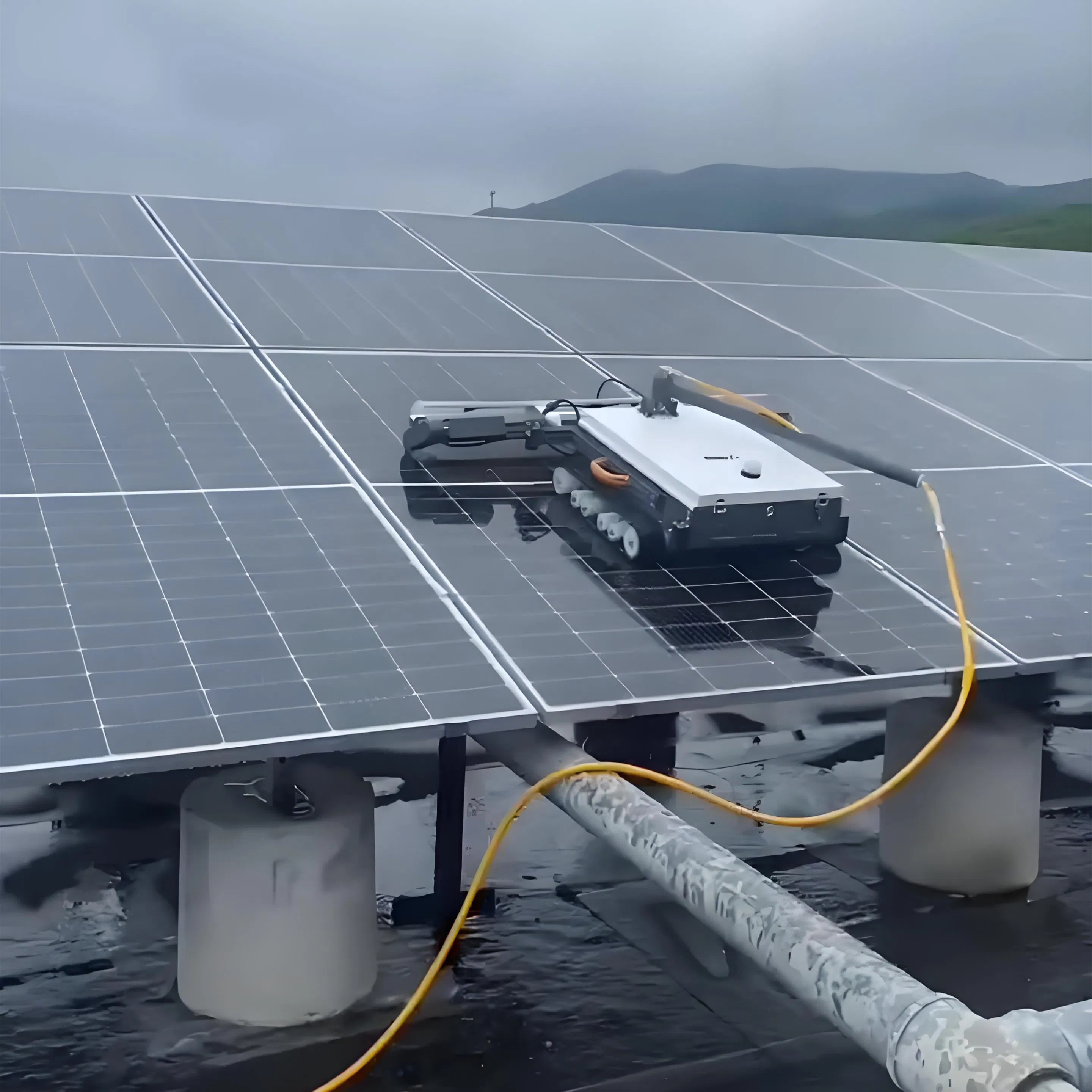 Ple Solar Panel Cleaner Speed Adjustable Photovoltaic Cleaning Robot