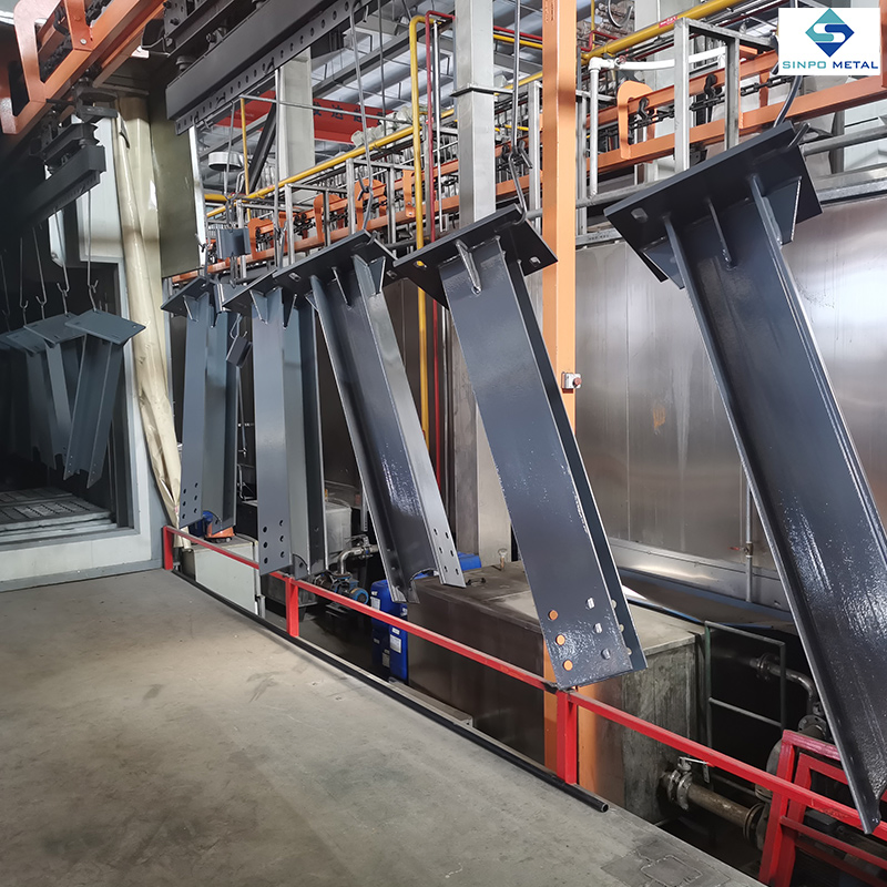 Sinpometal Custom Solar Carport Parking Structure with Solar Panel Mounting Rail and Ground Mounting Support