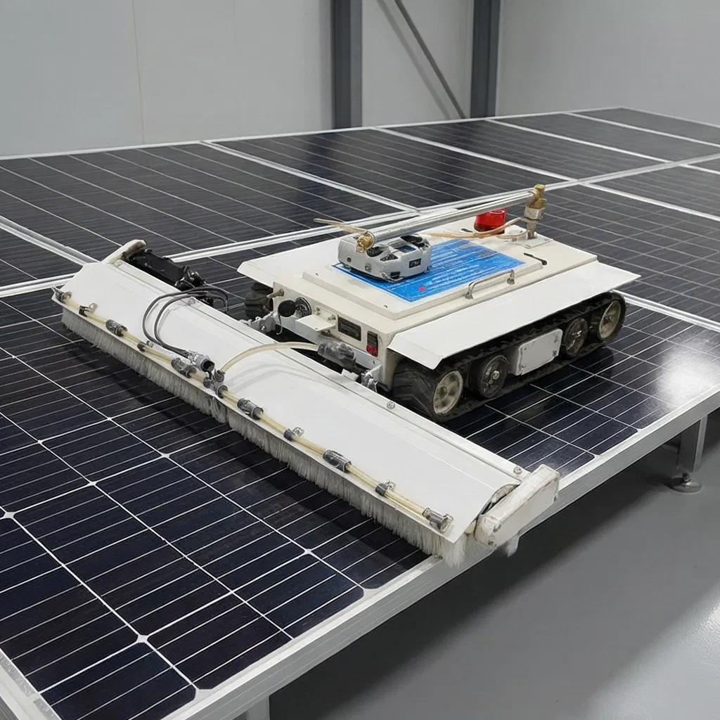 Anti-Dropping Cleaner Solar Panel Cleaning Equipment Photovoltaic Robot Dedicated to PV Plants