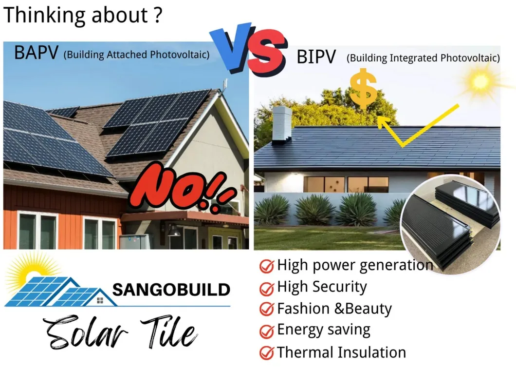 BAPV vs BIPV Chart