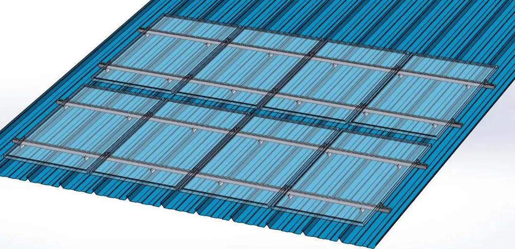 Solar Carport Mounting Step 5