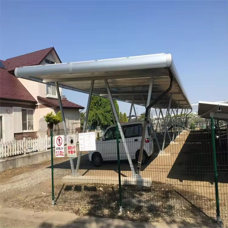 Residential Industrial Aluminum Solar Carport System Structure with Solar Panels