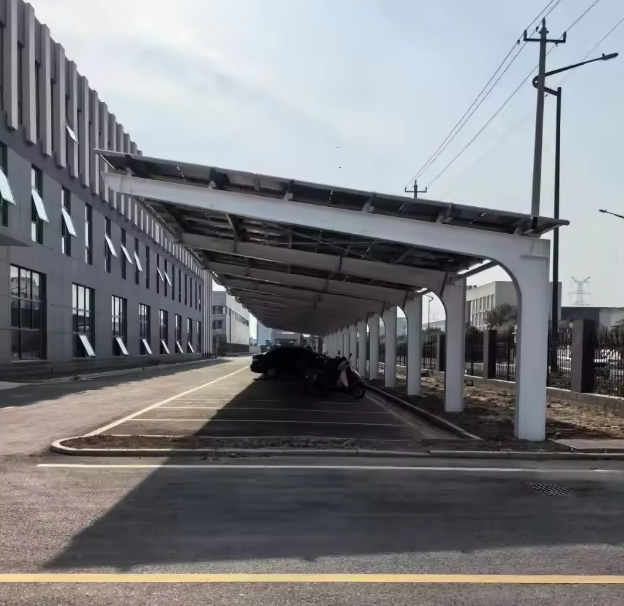 Fast Installation Solar PV Carport Racking Solar Aluminum Parking Structure