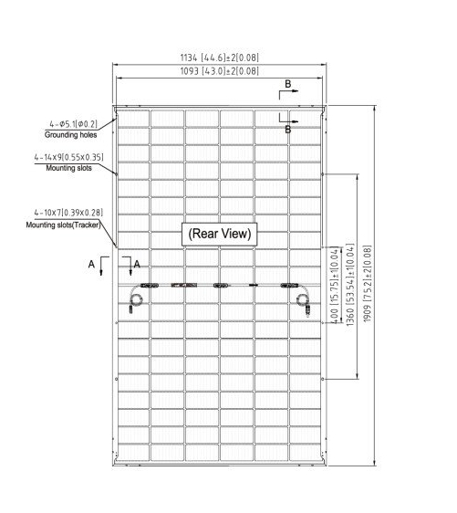 435W-455W 182mm Bifacial Double Glass 120 Cells Mono/Monocrystalline Solar PV Module