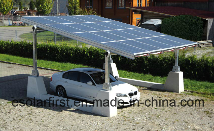 All Aluminum System Solar Carport Mounting Structure