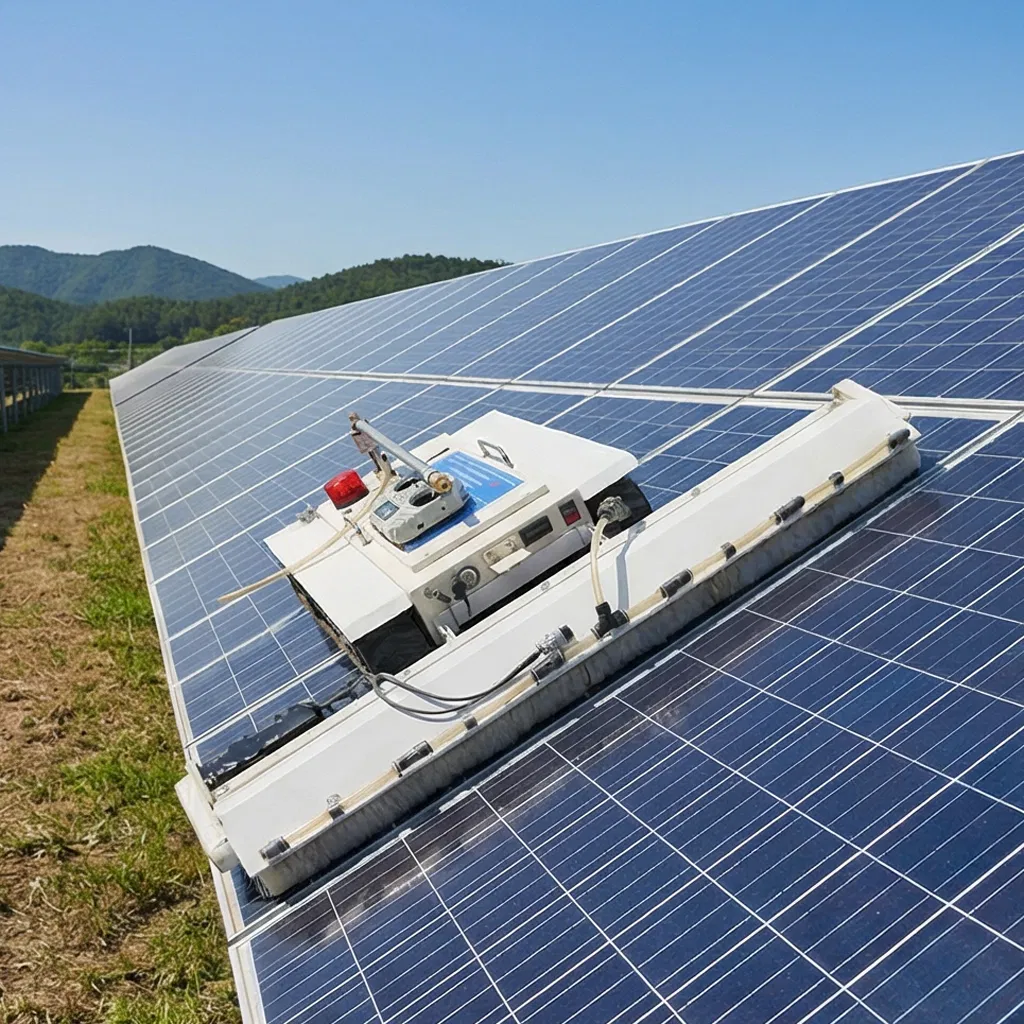 Anti-Dropping Cleaner Solar Panel Cleaning Equipment Photovoltaic Robot Dedicated to PV Plants