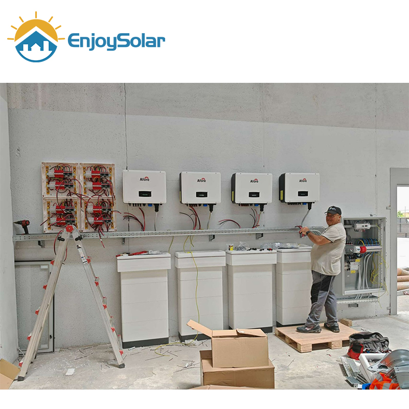Enjoy Solar Three Phase PV String 30kw/40kw/50kw/60kw Solar Energy Inverter for Commercial and Industrial on Grid Solar Energy System