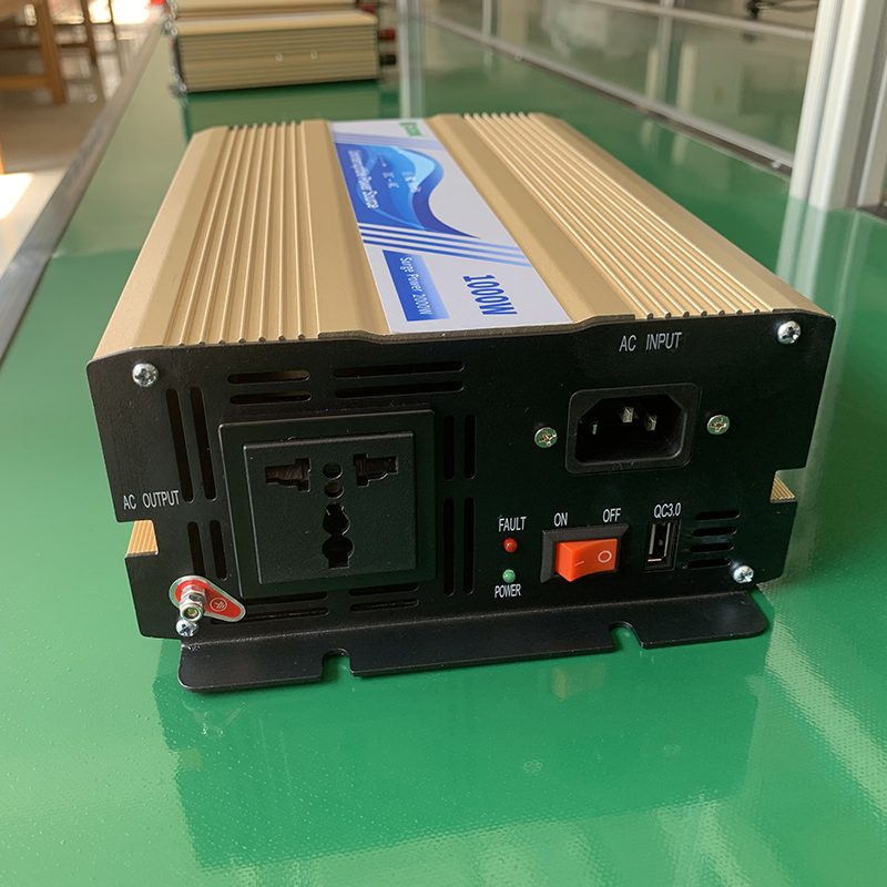 Camping, Outdoor Power Supply Small Size String Variable Frequency DC Inverter 1000W