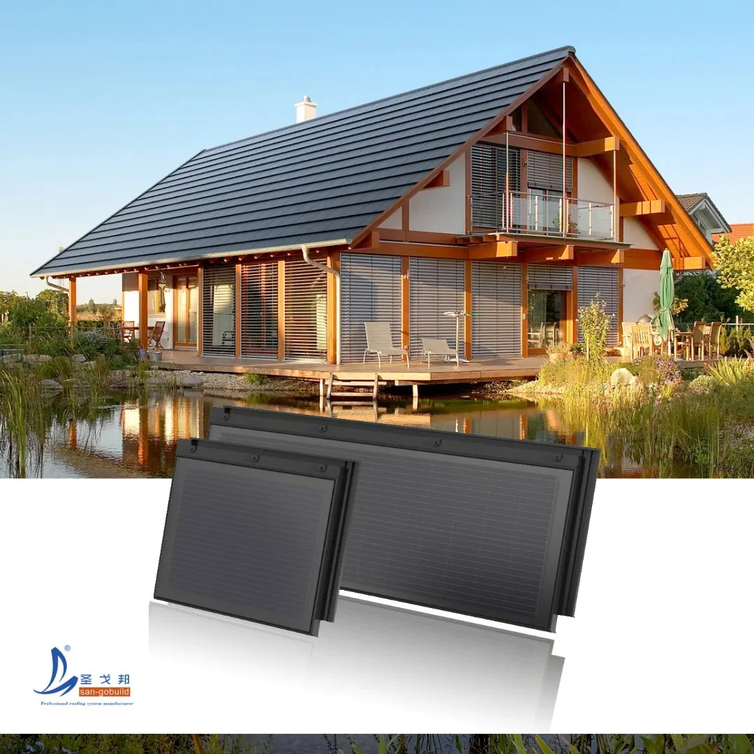 Wonergy Solardachziegel BIPV Solar Power Roof System Solar Roof Tile