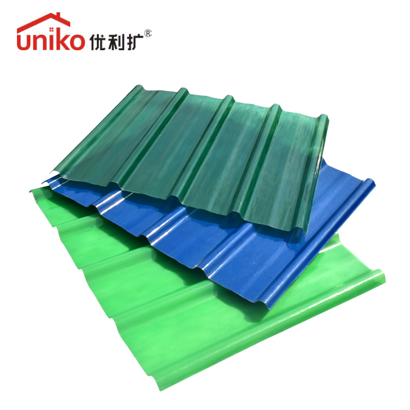 Flexible Corrugated or Flat Clear Translucent Fiberglass FRP GRP Sunlight Roofing Sheets