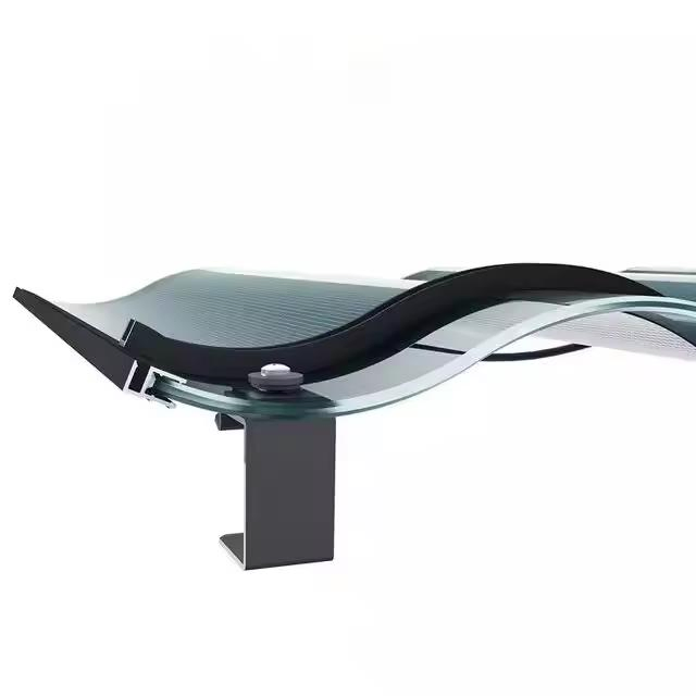 Photovoltaic Integrated Glass Panel Flat Shape Shingle Build PV Power Energy System Sheet BIPV Solar Roof Tile