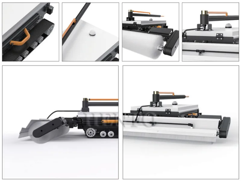 Solar Cleaning Robot Side View
