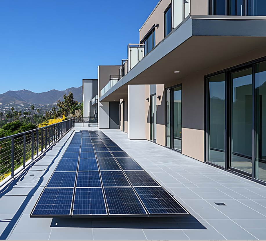 Versatile Solar Balcony Mount for Reliable and Efficient Space Utilization