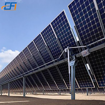 Solar Ground Sun Tracking Solar Panels Brackets Solar Tracking System Axis Mount