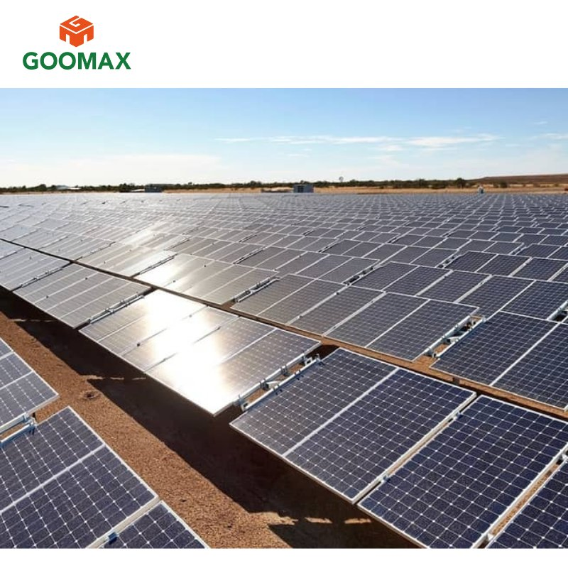 Goomax Solar Panel PV Tracking System Strong Ground Mounting Photovoltaic Panel for Stability