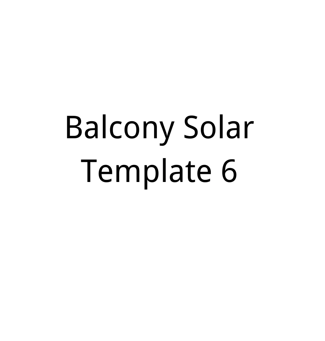 Balcony Power Station Bracket
