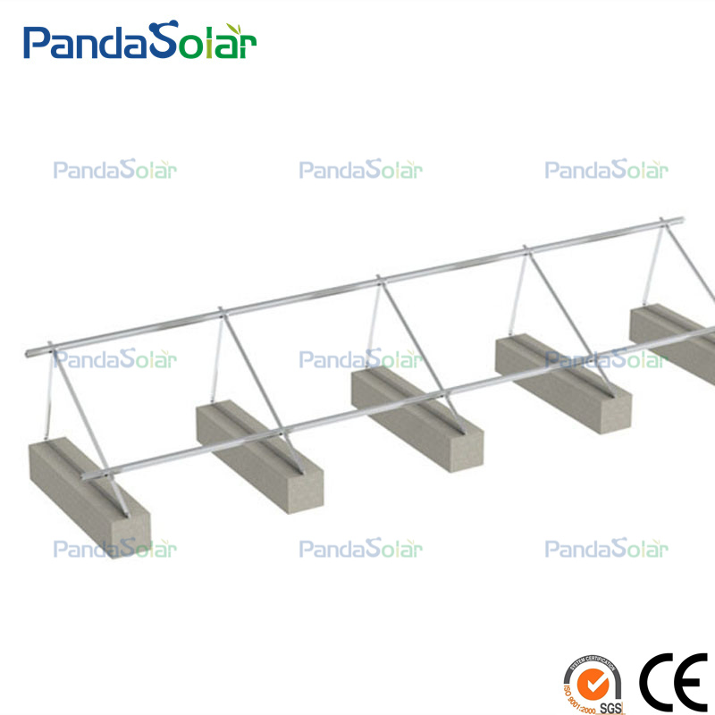 The New Aluminum Concrete Triangle Tile Roof Solar Mounting Bracket Triangle Design Manufacture