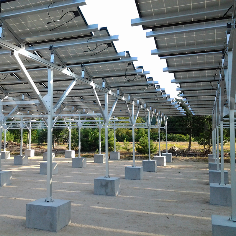 Agricultural Solar Bracket Greenhouse System Easy Install Environ Mentally Friendly