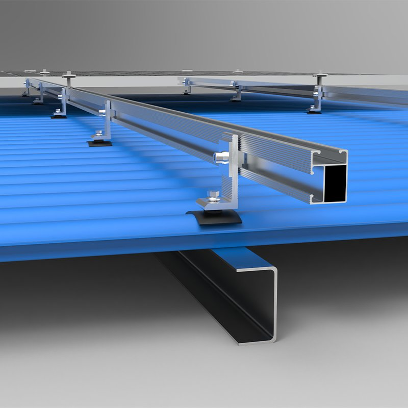 Metal Roof Solar Mount for Standing Seam &amp; Corrugated Non-Penetrating Clamp System