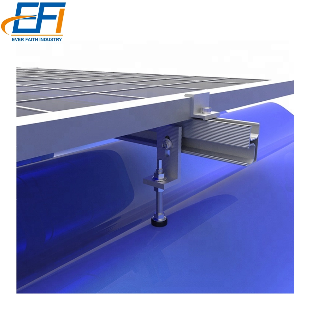Aluminum L Feet Solar PV Mounting Roof Hooks Corrugated Metal Roof Solar Mount