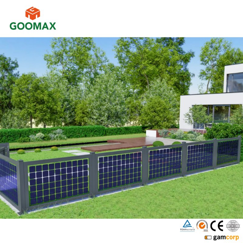 Goomax Wall Mount Photovoltaic Installation for Vertical Solar Panels