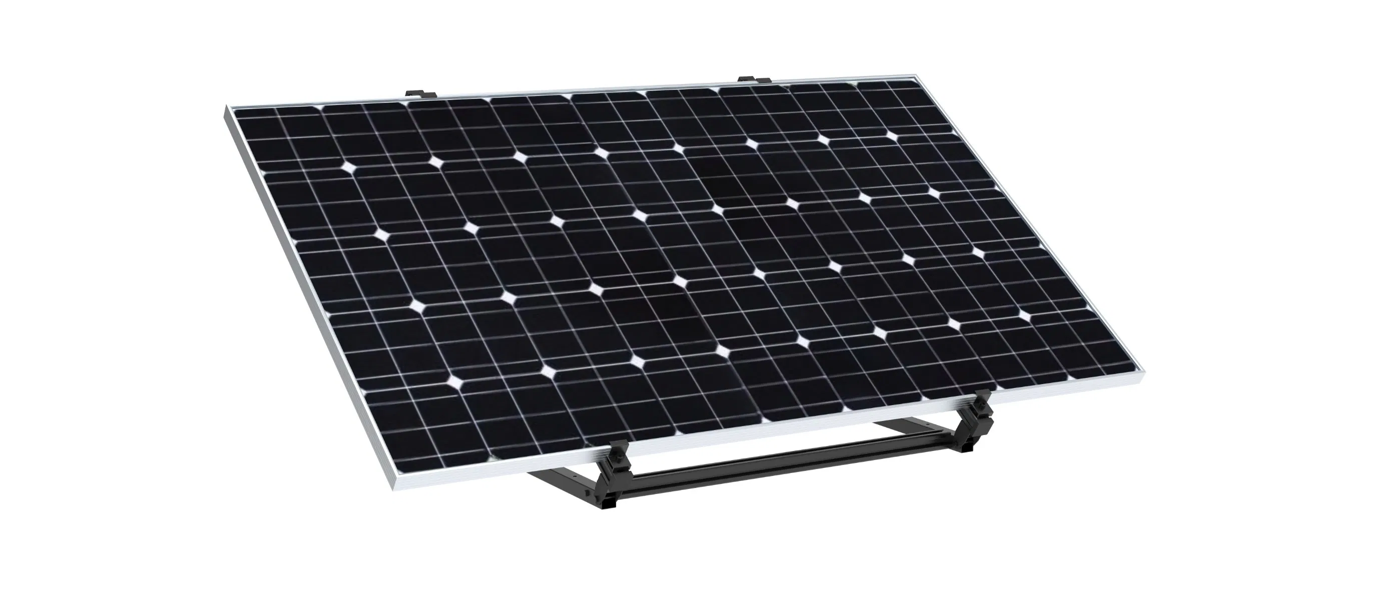 Solar Panel Wall Mount Adjustable Bracket Ballasted System Roof Mounting