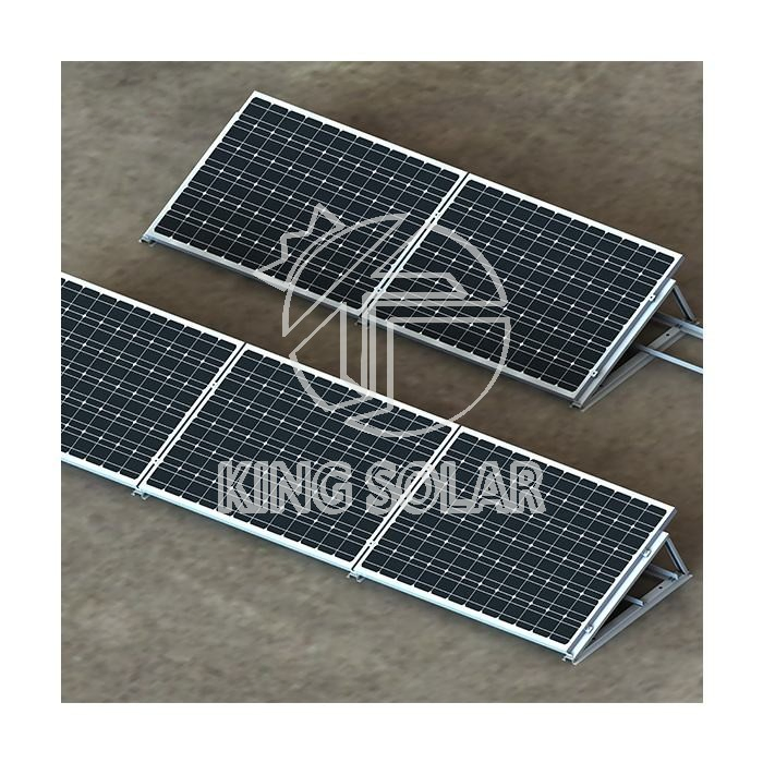 Efficient Triangle Ballast Mounting for Flat Roof Solar PV