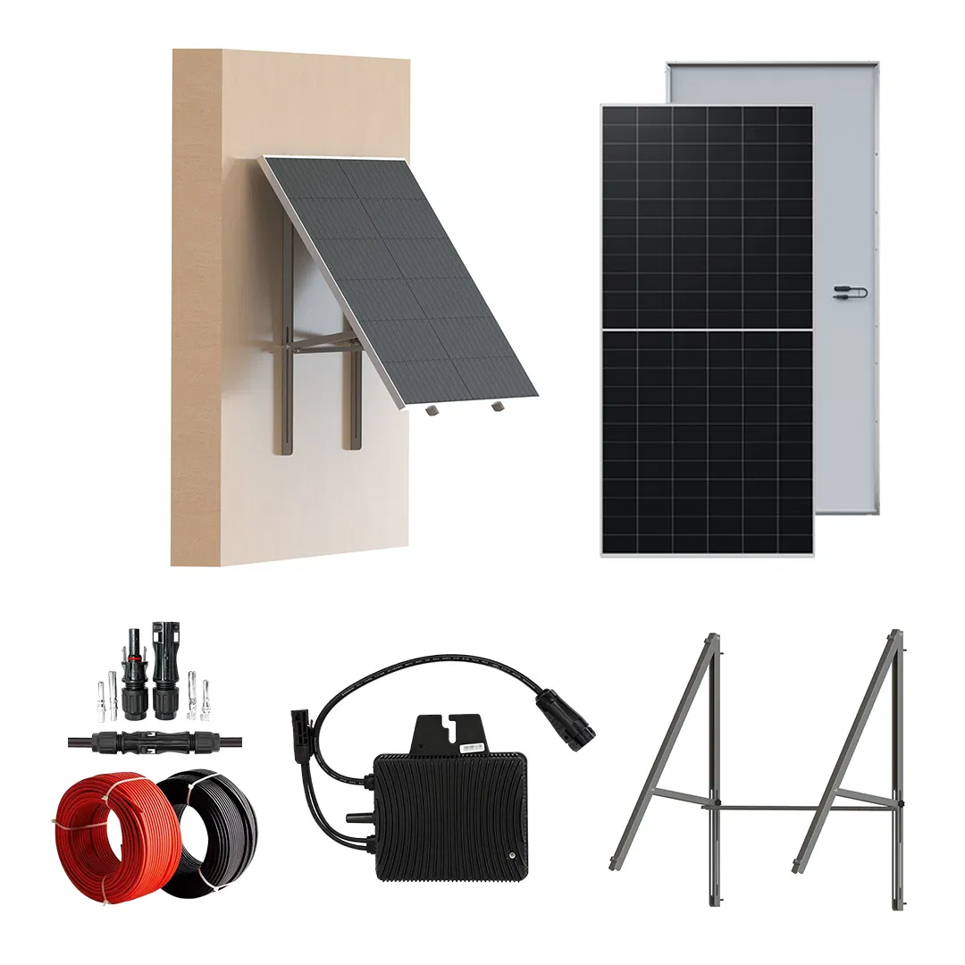 Easy Installation Plug in Solar Kit Balcony Panel Solar Wall Mount