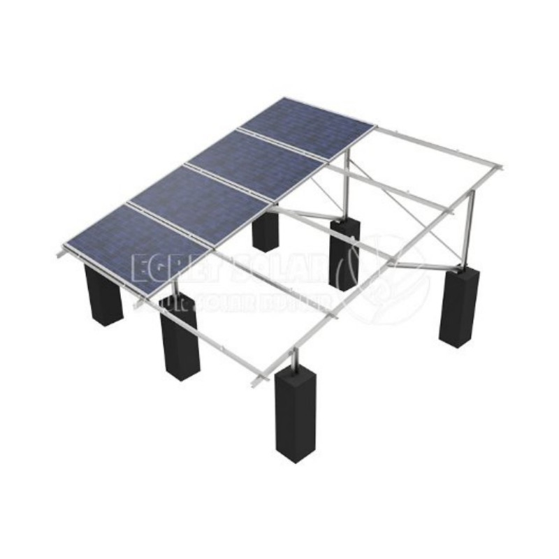 10 Panels HDG Solar Agricultural Irrigation Solar Ground Mounting Structure