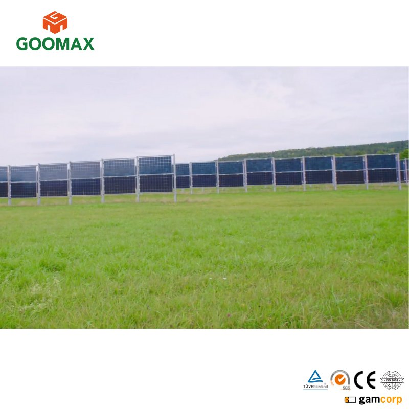 Goomax Customizable Wall Mount Solar Solutions for Farms
