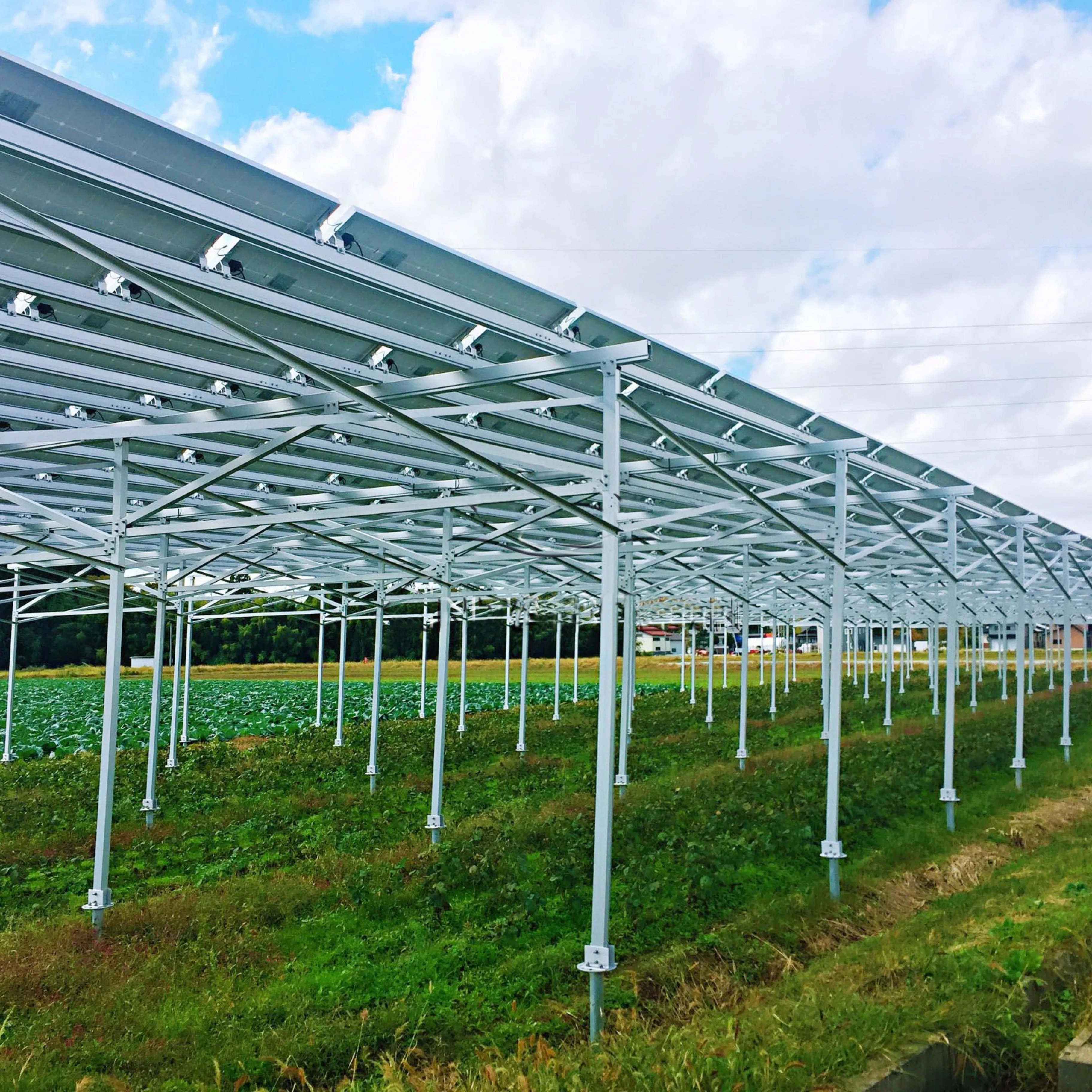 Nine Steel Solar Mounting Bracket, Custom PV Mounting Options Available