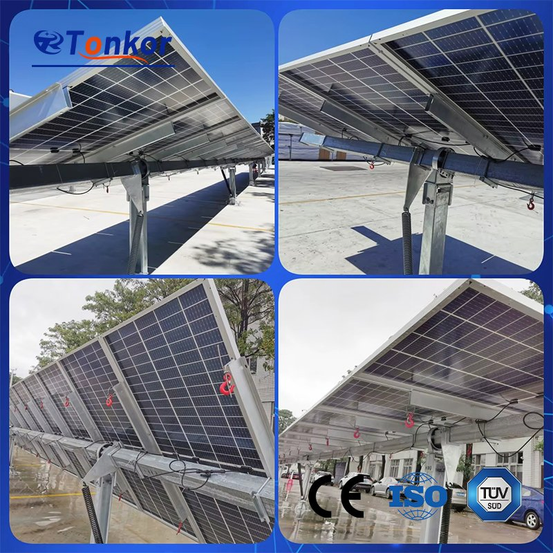 High-Precision Single Axis Solar Tracking Mount for Ground PV Systems