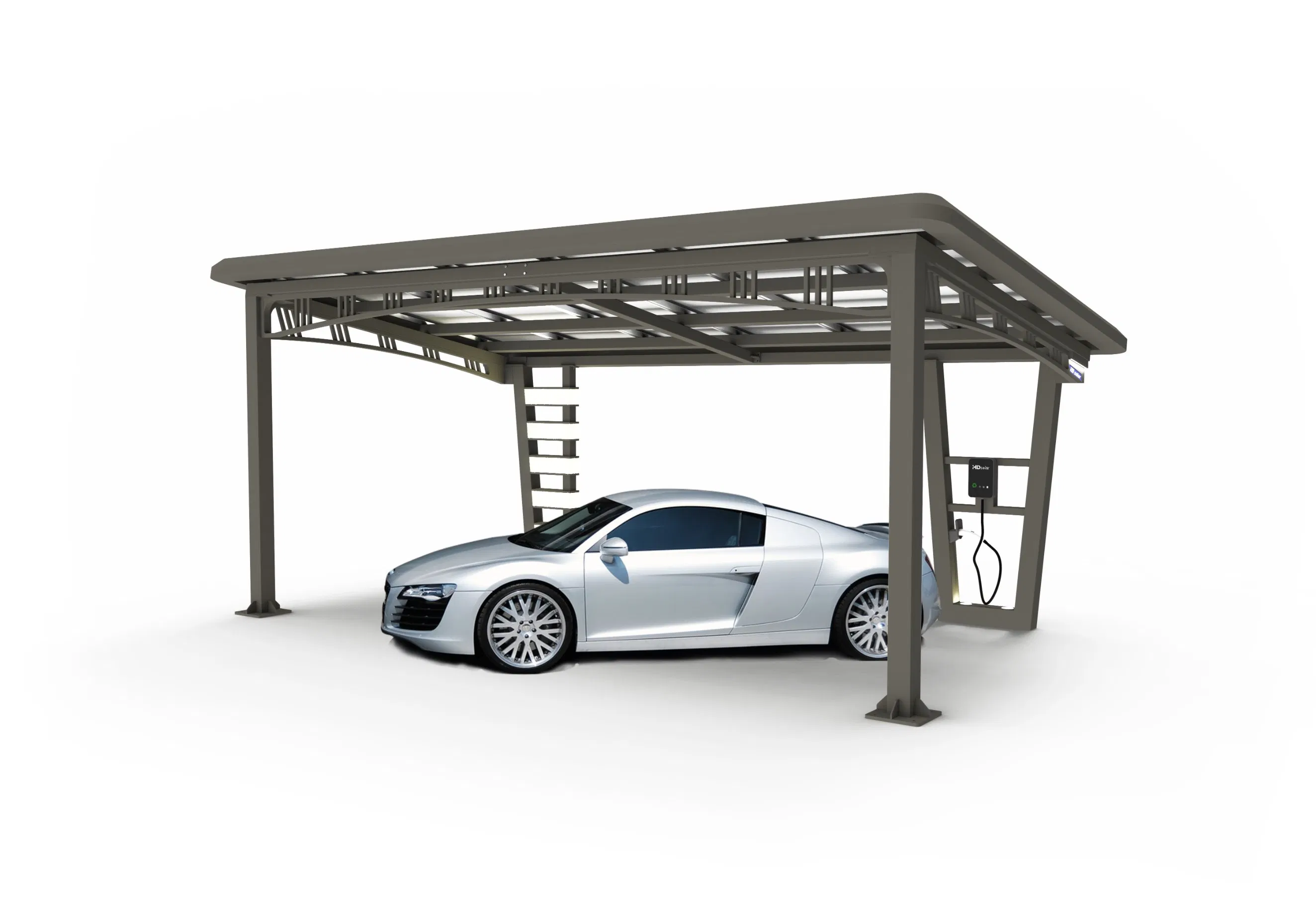 Yard Awnings Barbecue Awnings Solar Power Shed Structures PV Panels Carport Structures