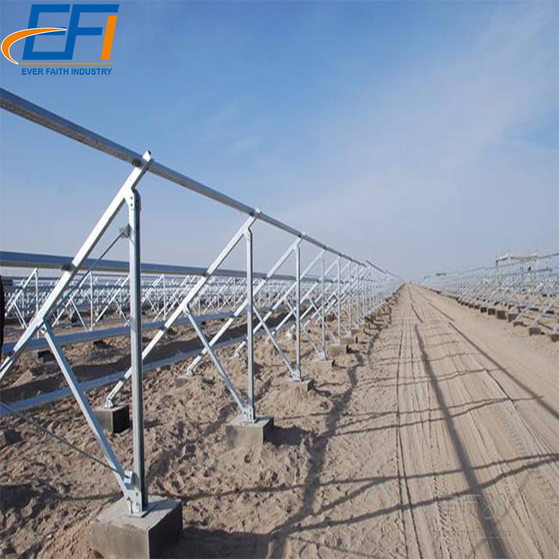 Ground Mount Solar Frame Solar Pole Ground Mount Bracket Ground PV Mount