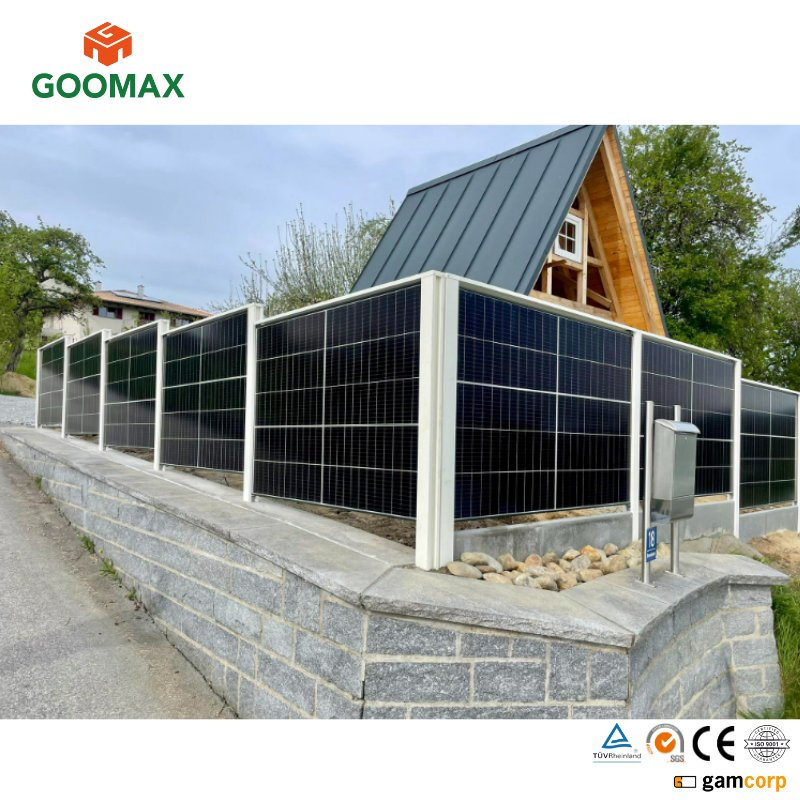 Goomax Wall Mount Photovoltaic Installation for Vertical Solar Panels