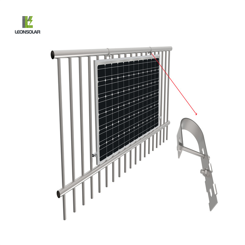 Efficient Solar Panel Mounting System for Flat Balconies