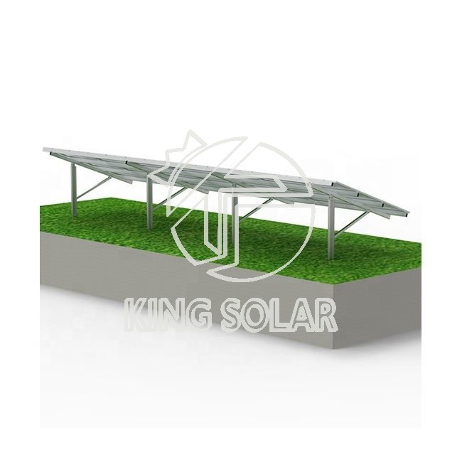 Reliable Steel Single Pole Solar Mounting Structure for Ground
