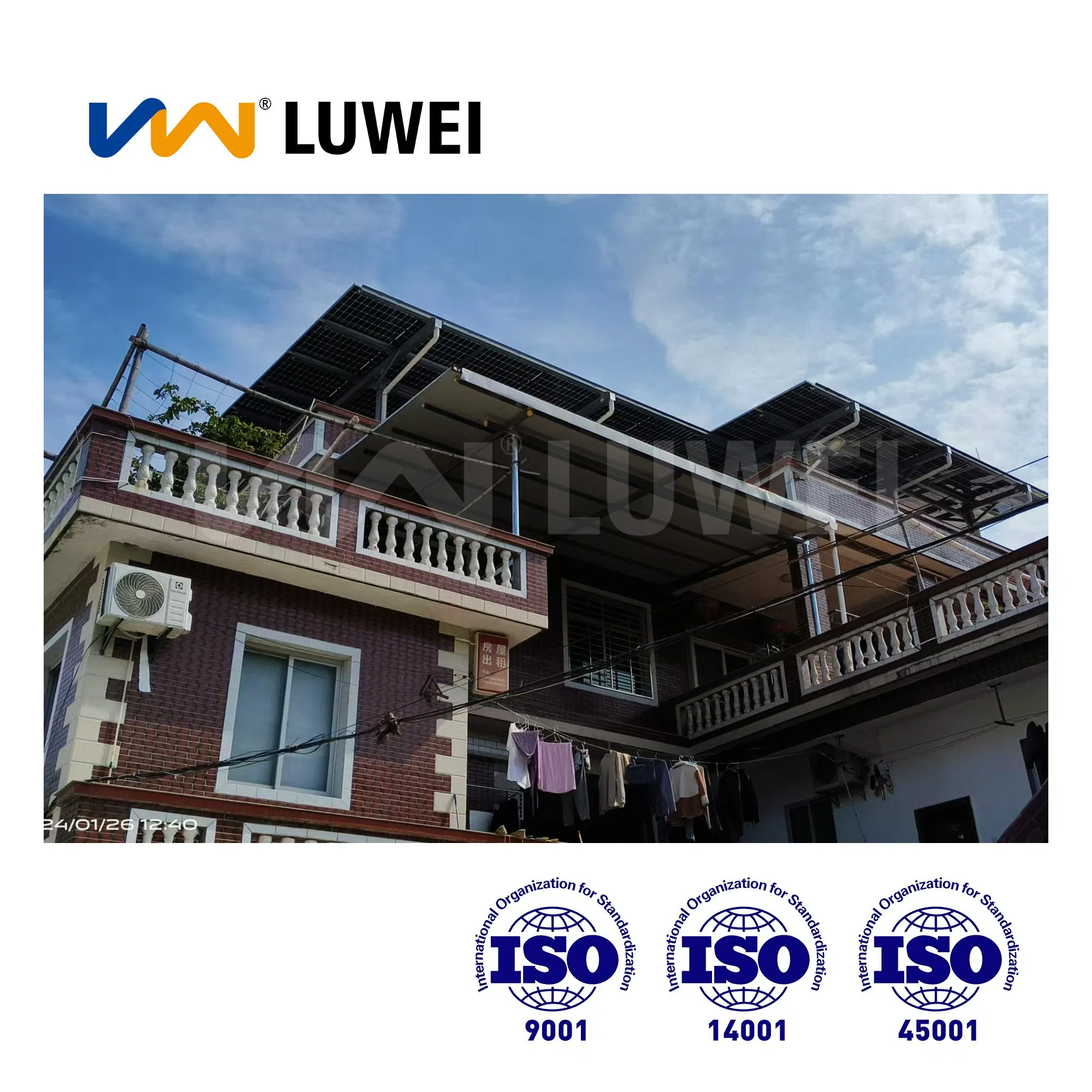 BIPV Metal Solar Mounting Roof System OEM Custom PV Brackets for Solar Panels