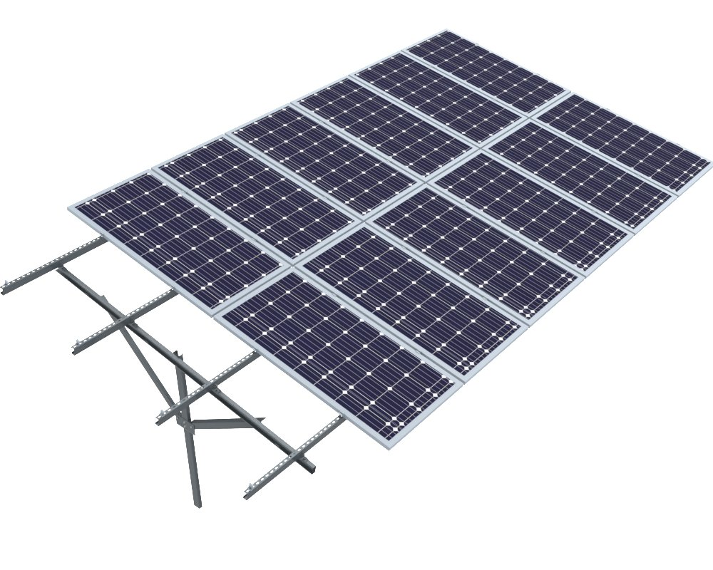 Ground Steel Solar Mount Galvanized Solar Pole Mount