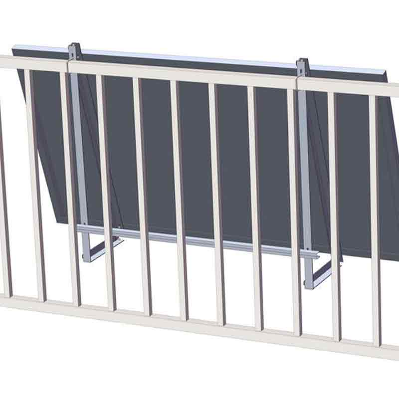 Aluminum Solar Balcony Mounting System for Green Homes